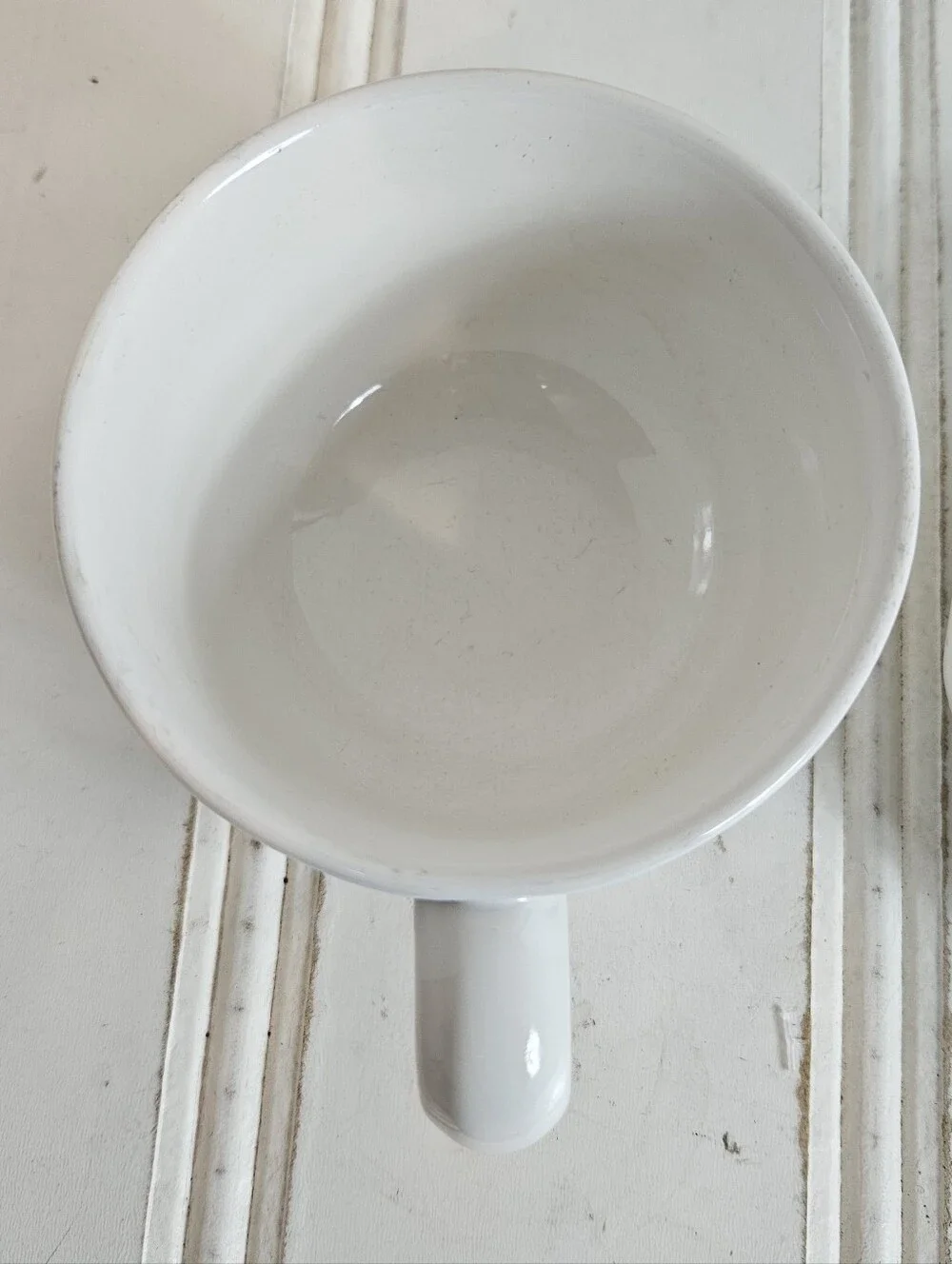 Pfaltzgraff Cup & Saucer OS Heritage White Flat Coffee Stoneware USA Replacement